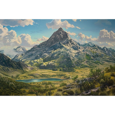 Landscape Canvas of Mountains